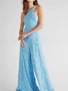 Free People Arlo Halter Jumpsuit